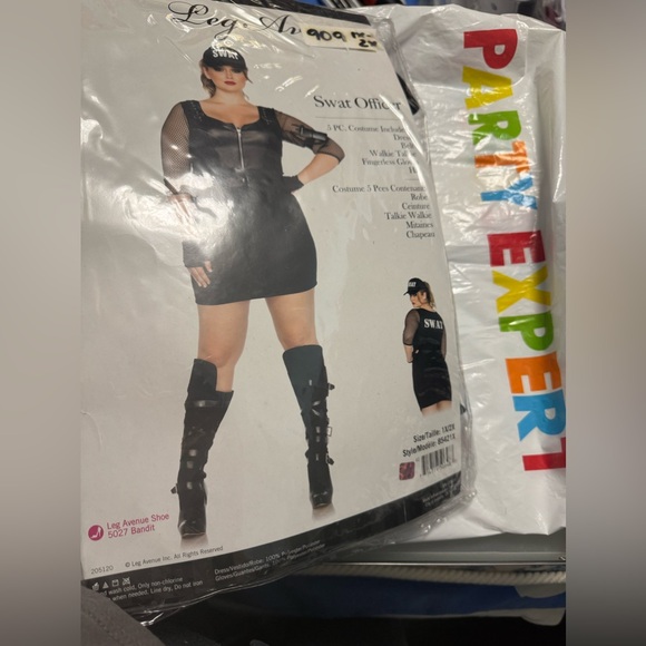 Halloween Disguise Swat Officer Whole Kit Sz 1X/2X Unused in package - Picture 6 of 8